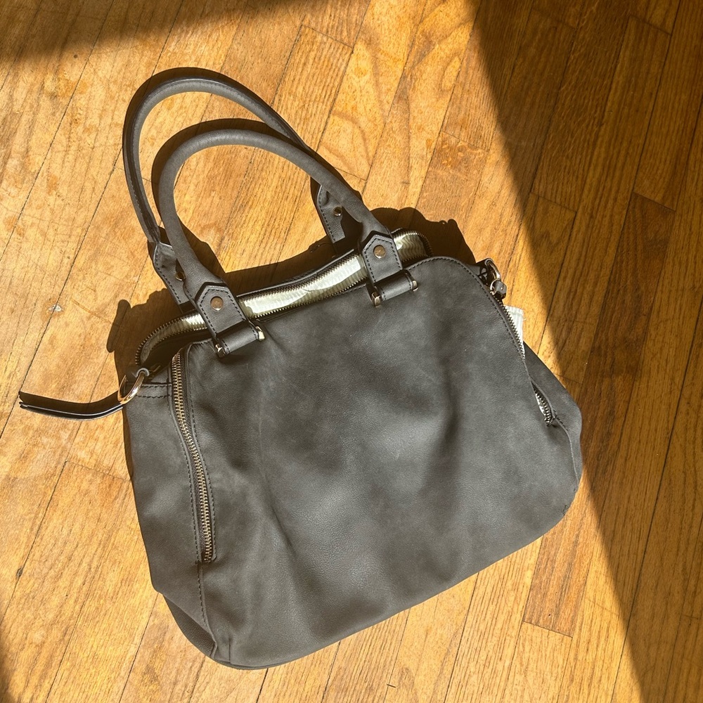 Blue/Gray free people gorgeous hand bag.
